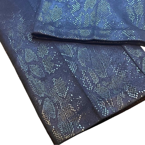 MELANIE LYNE Madison Snakeskin Pull-on Slacks in Black on Black (18) (NWOT) - Picture 4 of 16